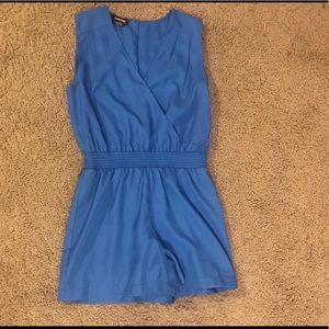 Blue short Romper